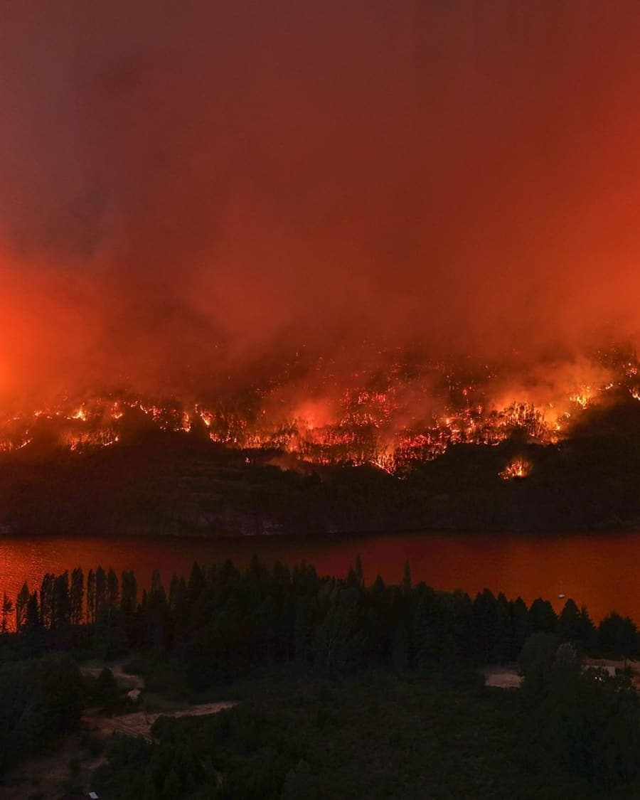 Incendio forestal en la Patagonia argentina 3